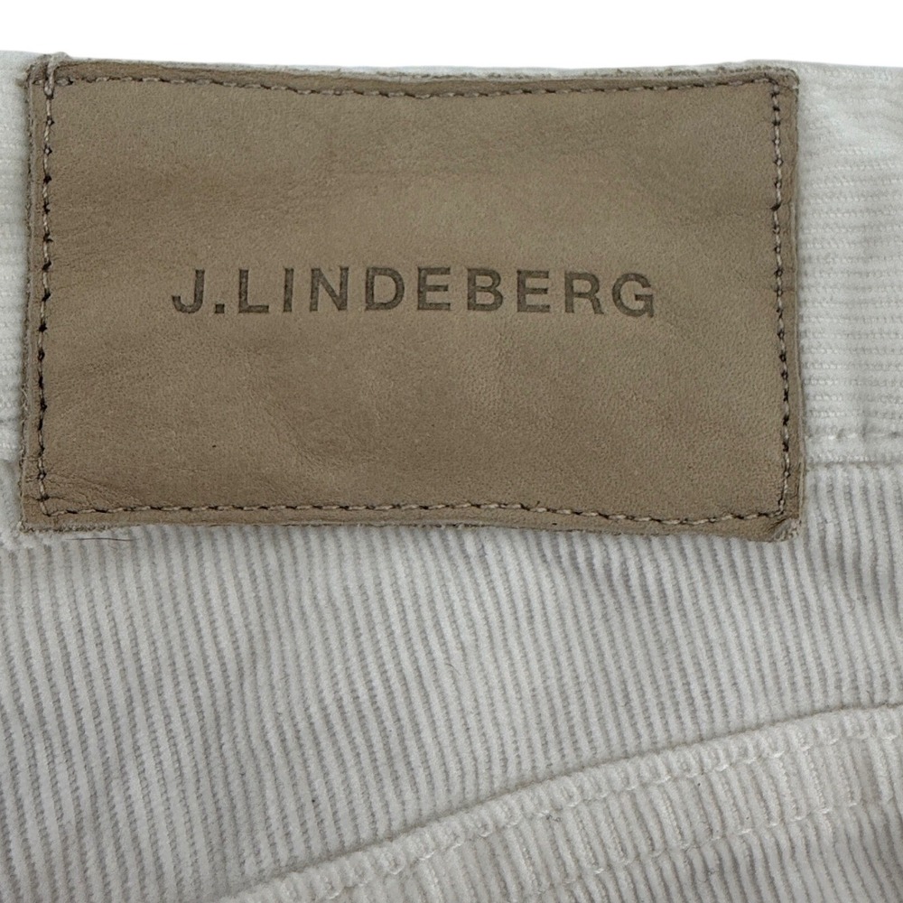 J.Lindeberg Jay Slim Fit Corduroy Pants‎ Off-White Mens 31/32